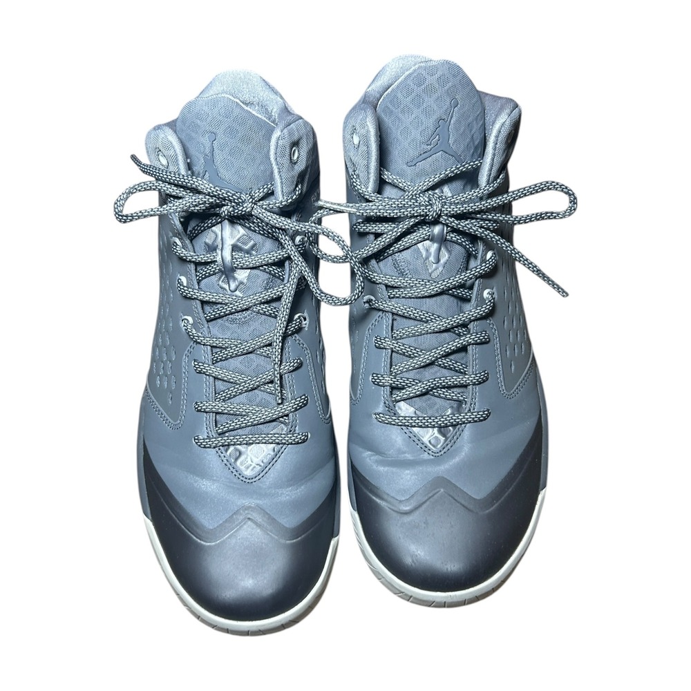 Jordan Rising High Cool Grey Wolf Grey Basketball Shoes 768931-002 Mens 11.5